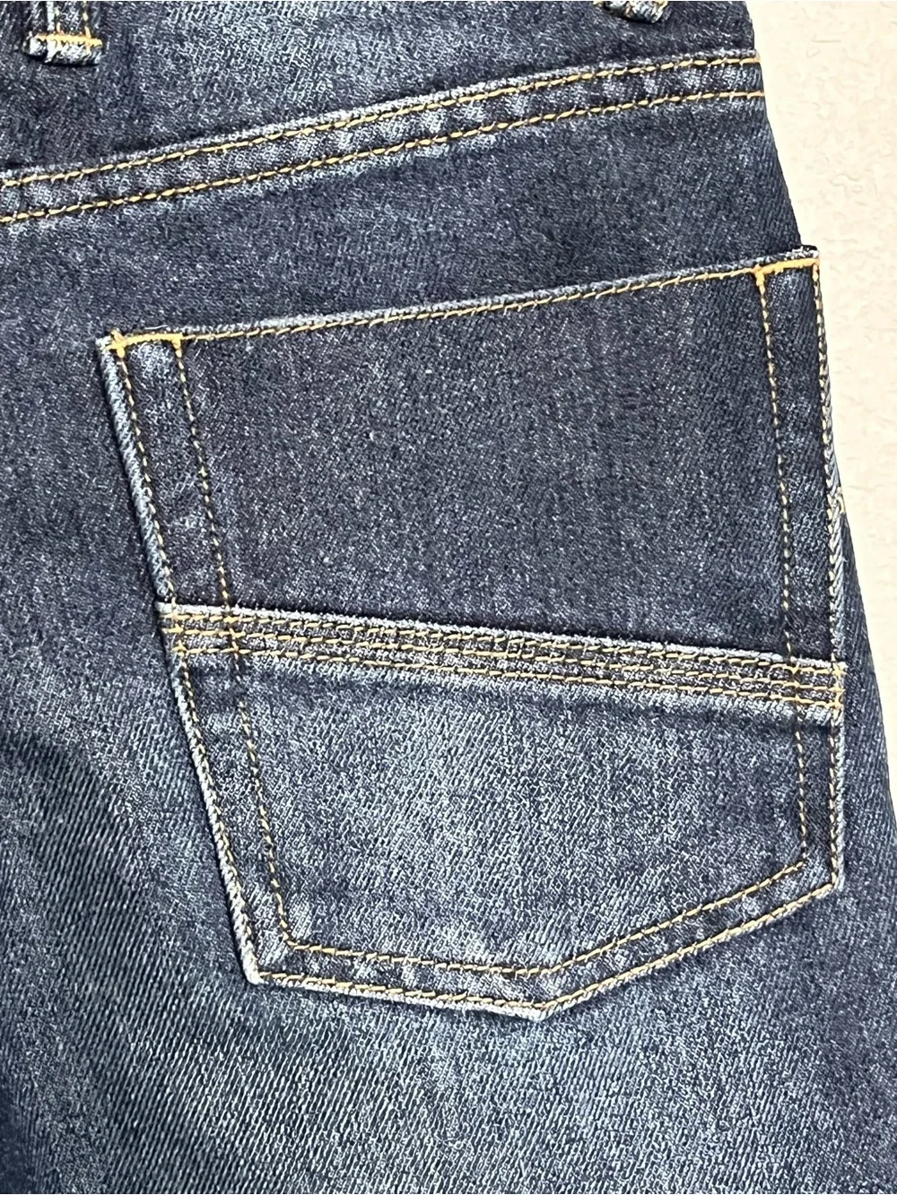 Huntington Girls Dark Wash Straight Leg Jeans Size 12 Pristine NWOT